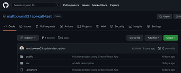 github screenshot